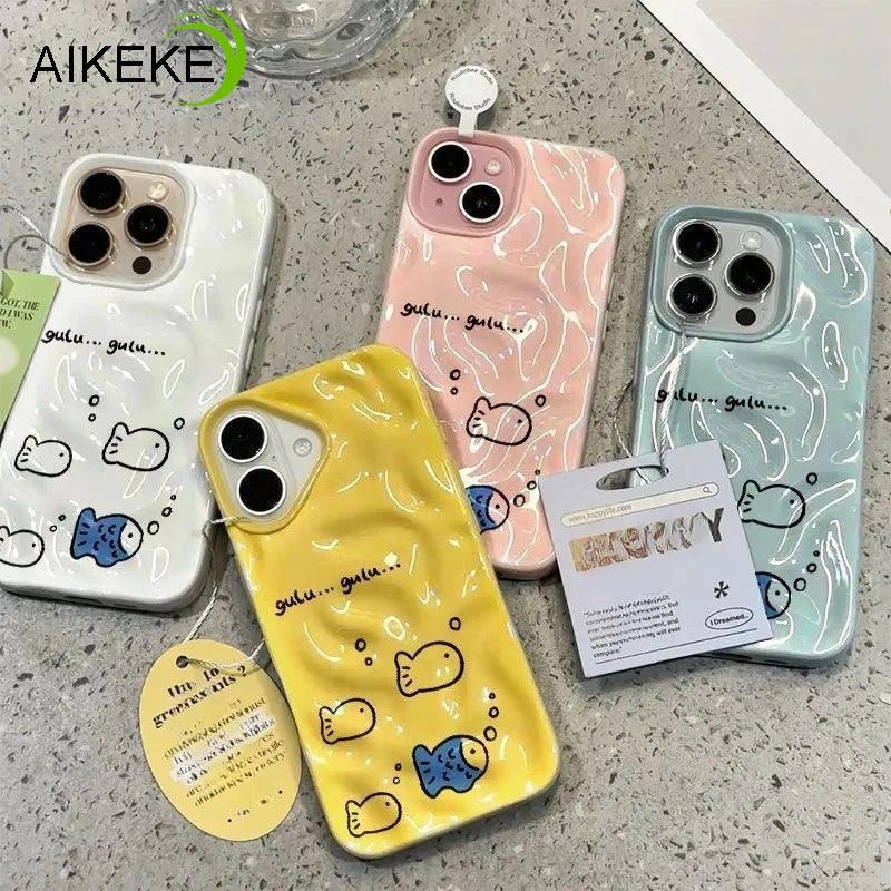 Linha Peixe 3D Meteorito Caso De Telefone Para Samsung Galaxy A16 A15 M15 F15 A14 M14 F14 A13 M13 A12 M12 F12 A11 M11 A1
