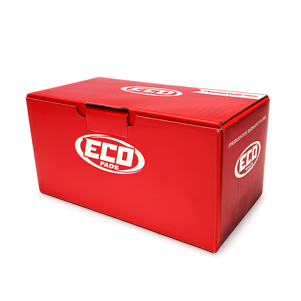 Pastilha Freio Traseira ECOPADS Honda Fit 1.4 1.5 16V EX EXL LXL 2009 até 2021 - Cod. ECO1639