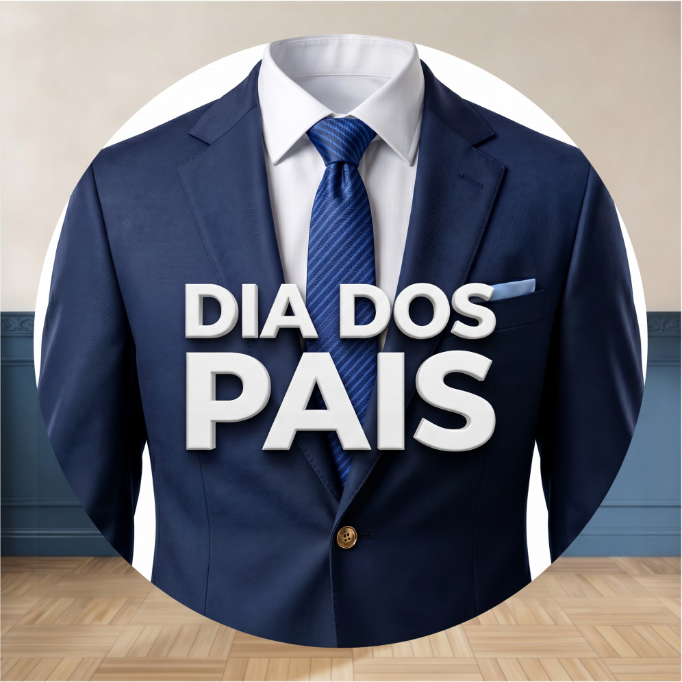 Painel Redondo Feliz Dia dos Pais | Decoração de Festa | Tecido Premium | Frete Grátis | Vários Modelos