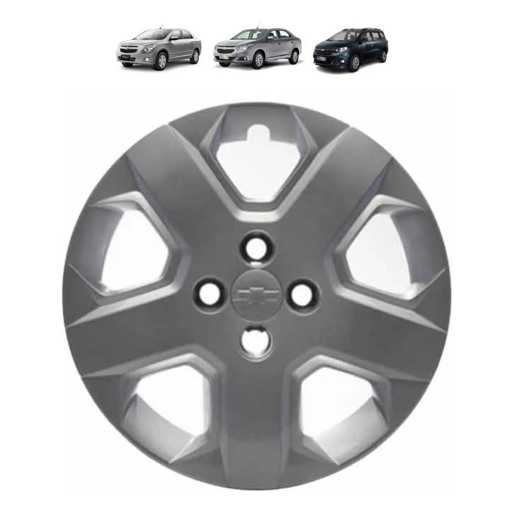 Calota Da Roda Aço Aro 15 Spin 2019/2026 Cobalt 2013/2020 Original GM