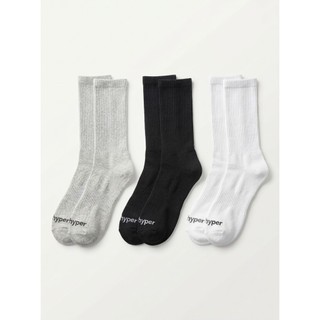 Kit 3 Pares Meia Poliamida Esportiva Corrida Running Dry Fit Cano Médio Alta Durabilidade Unissex