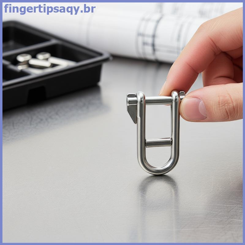 Manilha De Aço Inoxidável Durável FINGE Com Pino Giratório Longo Para Aplicações Resistentes Confiáveis ,