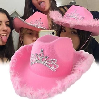 Millennium Hot Girl Aba Larga Rosa Lã Princesa Coroa Festa Festival de Música Influenciador Foto