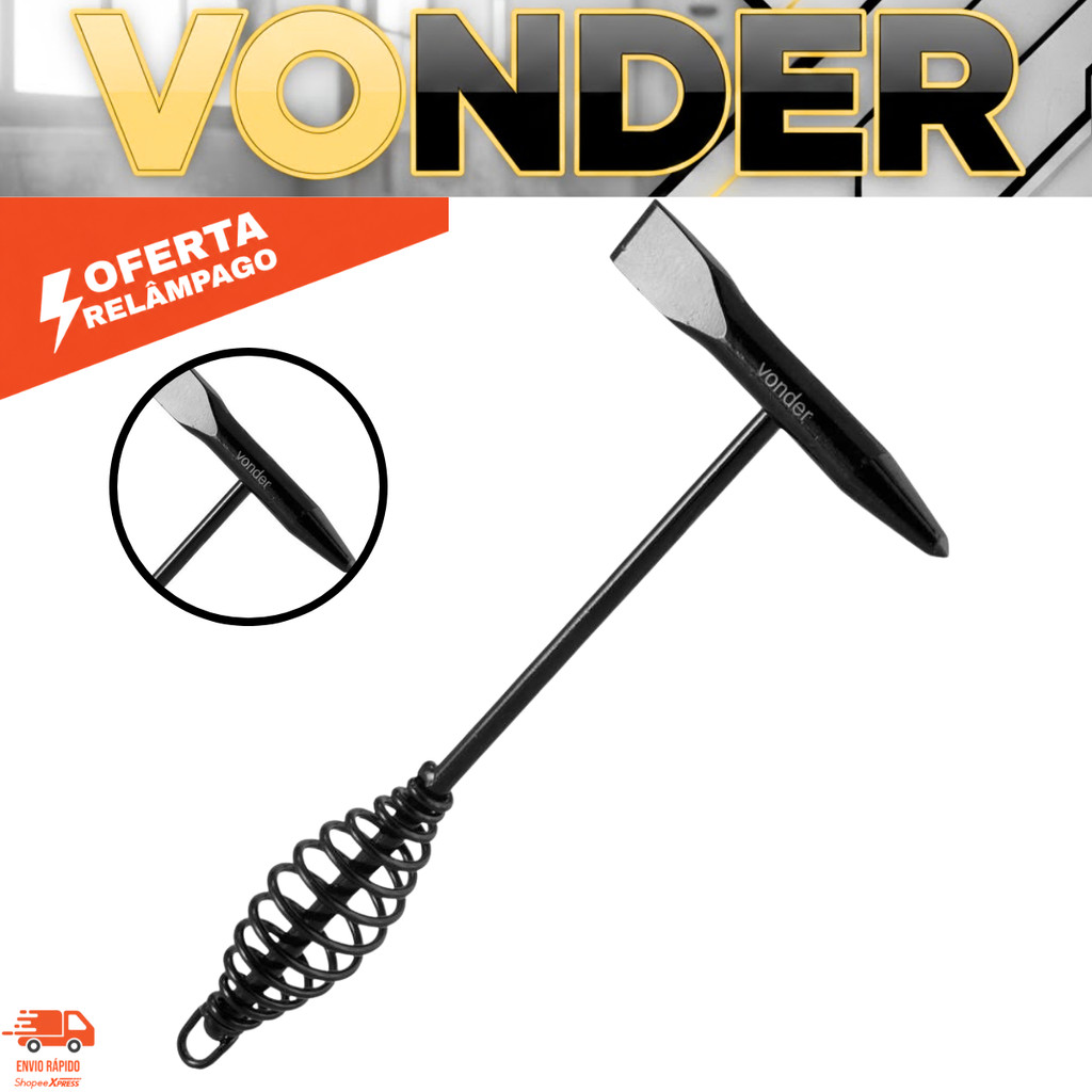 Martelo picador para solda, 300g VONDER