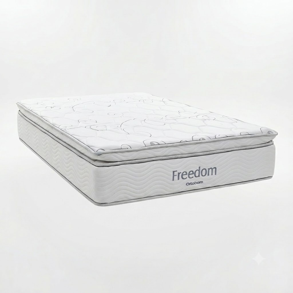 Colchão Queen Freedom Molas Ensacadas Ortobom 158x198x32