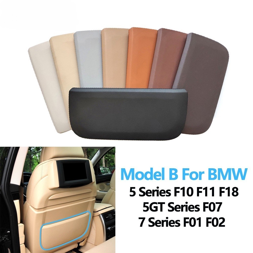 Encosto Do Assento Dianteiro Couro Bolso Pacote Guarnição Capa Substituição Para BMW 5 5GT 7 Série F10 F11 F07 F01 F02 7