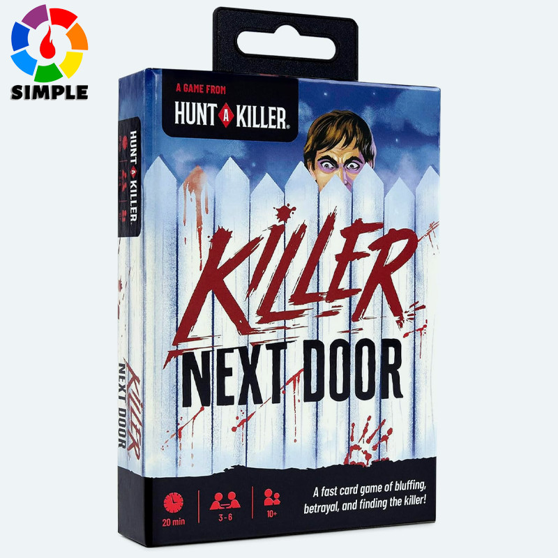 Hunt A Killer: Killer Next Door, Fun Family Games and Adult Games for Game Night, Card Game