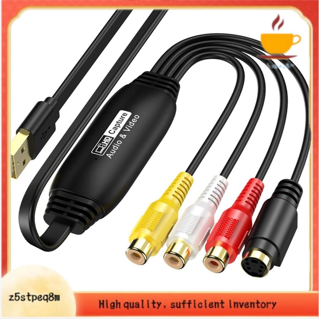 Captura De Vídeo USB Para Conversor Digital Placa De Áudio E 2.0 Sistema De Suporte De DVD De TV Fácil De Usar