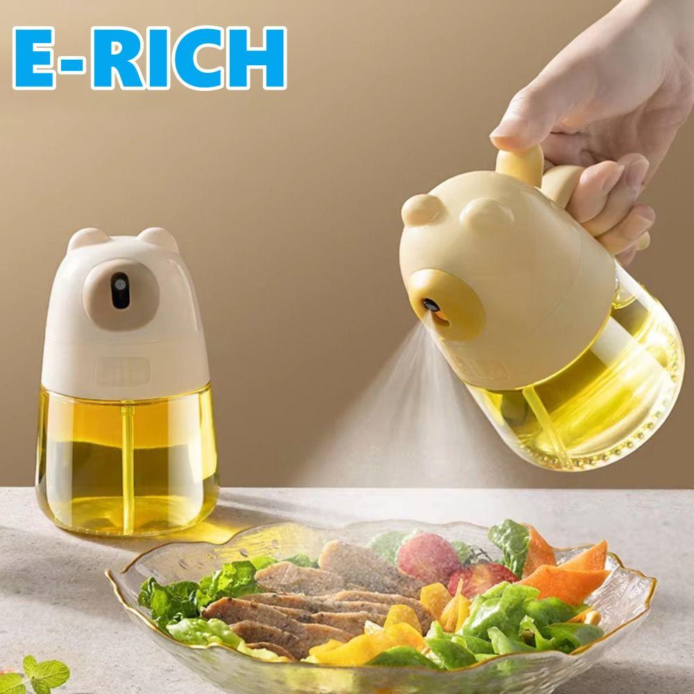 Vidro Tipo Prensa ERICH1 , Frasco De Spray De Óleo Automático Selado , Dispensador De Pulverizador De Garrafa De 300ML
