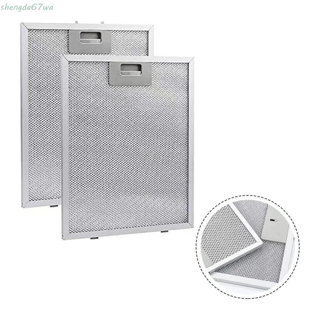 Filtro para Exaustor de Cozinha Shengda, Malha de Exaustor de Alumínio à Prova de Óleo, 32 * 26 cm 2OMY