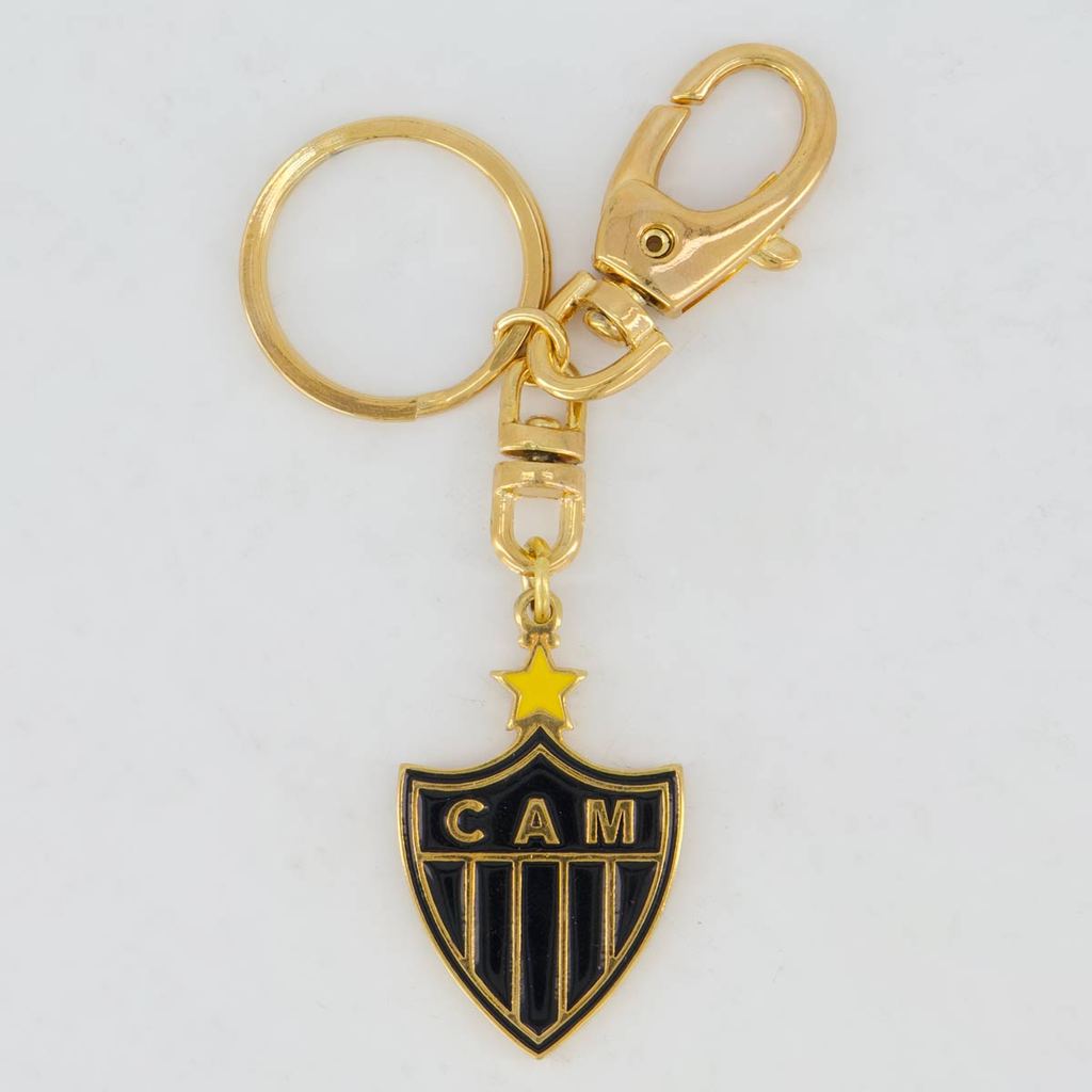 Chaveiro Atletico Mineiro Escudo Dourado