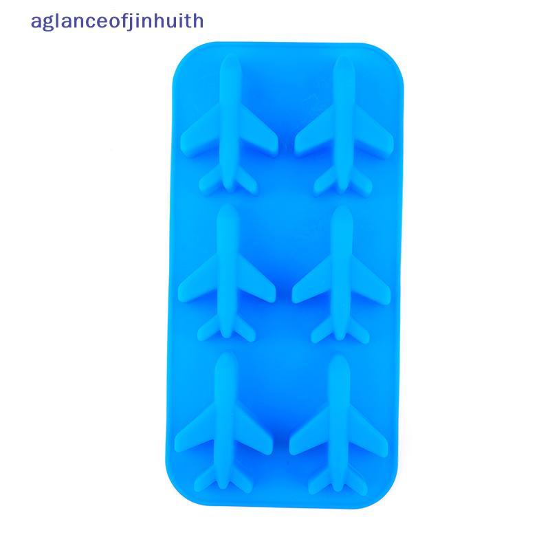 [aglanceofjinhui] Silicone 3d Avião Forma Cubo De Gelo Bola Molde Sorvete Fabricante De Chocolate [ZKM]