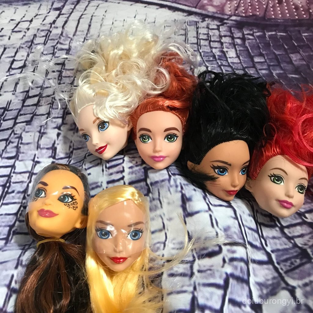 Peças soltas de cabeça de boneca, figura de herói, Mulher Maravilha, boneca em escala 1/6 com maquiagem personalizada P7