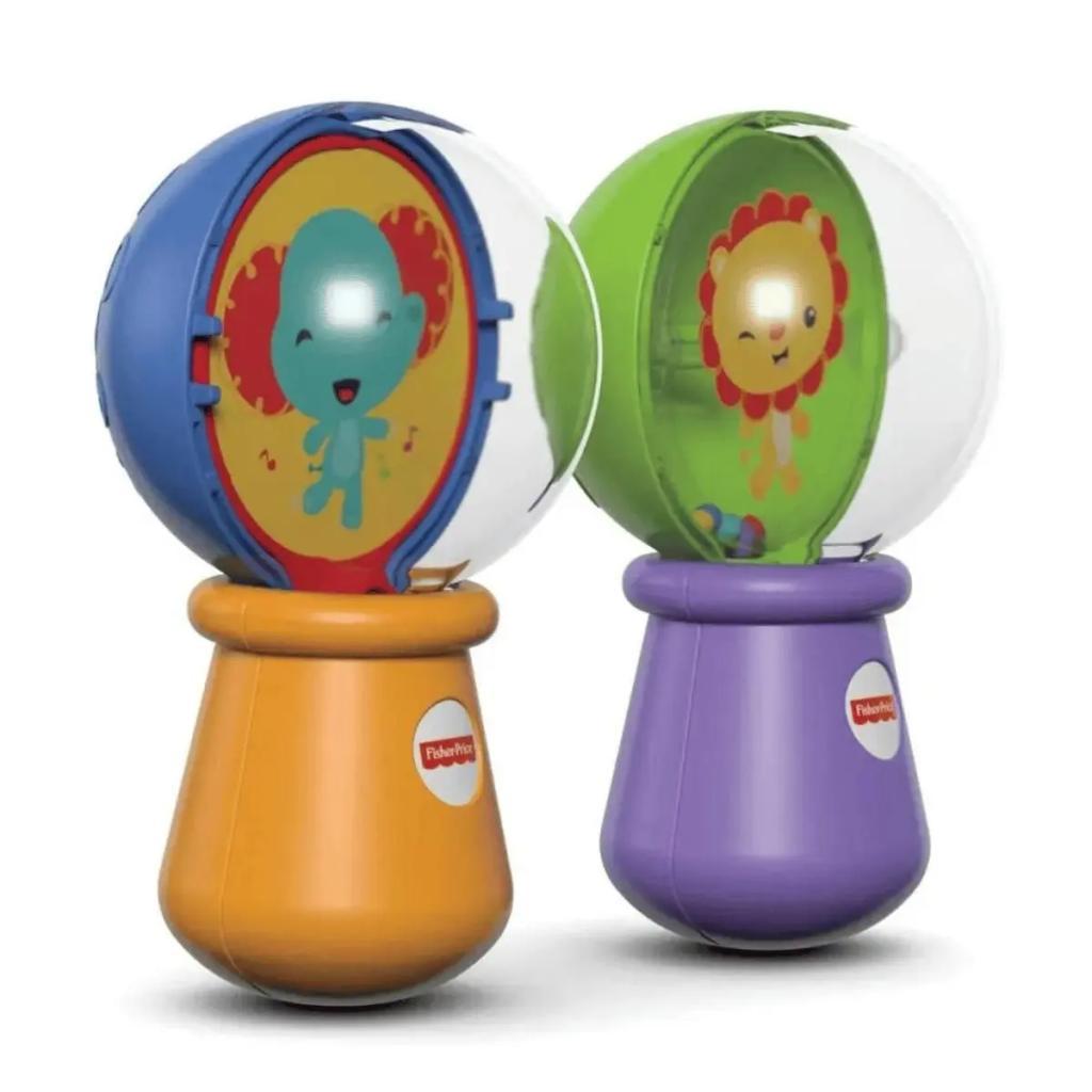 Maracas Divertidas Bebê Chocalho Musical Sensorial