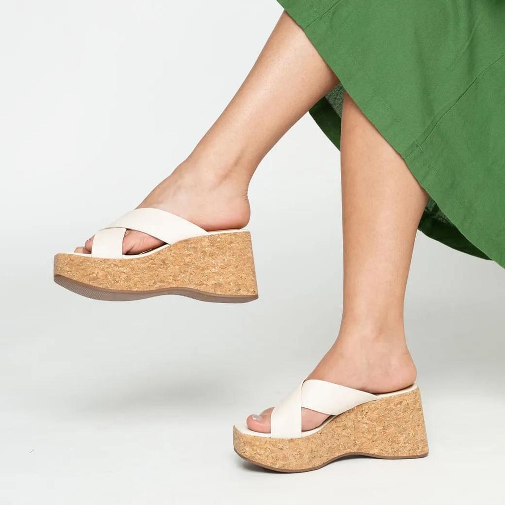 Tamanco Plataforma Vizzano Tiras Feminino