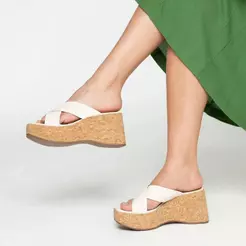 Tamanco Plataforma Vizzano Tiras Feminino
