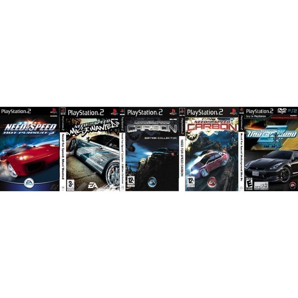 Games PS2 Jogos     Need For Speed Hot Pursuit Most Wanted Carbon Underground Promoçã0
