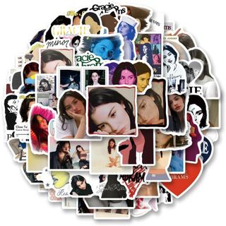 64 adesivos de Gracie Abrams, adesivos de cantora de música pop para decoração de instrumentos musicais, estojos de lápi