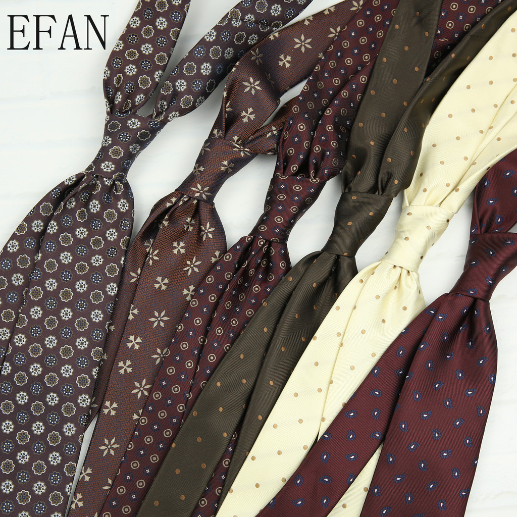Gravatas Masculinas De Poliéster De Seda Novidade 8 Cm Marrom Café Cinza Bege Jacquard Luxuosas Gravata De Flor Listrada