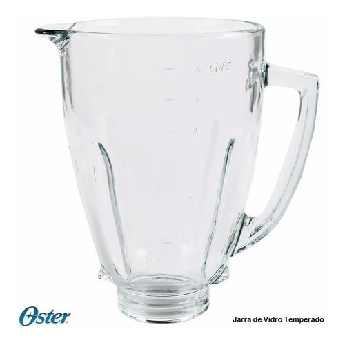 Jarra De Vidro Oster Liquidificador 6844 7806 7827 Sem Tampa