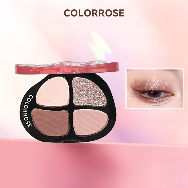 Paleta De Sombras COLORROSE Com Bolso Ondulado De Água , Luz Diária , Iluminador De Maquiagem , Rosto Facial