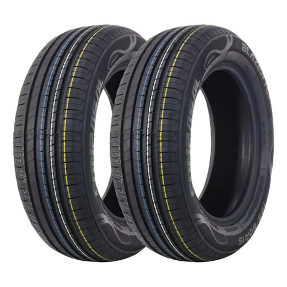 Kit 2 Pneus Compasal aro 15 185/65r15 Blazer HP 88H
