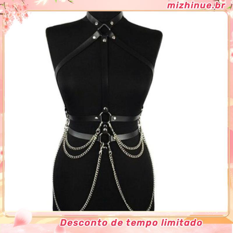 Cinto BUSTO CORRENTE Harness Arnês cinto Corpete Corselet Espartilho Arreio