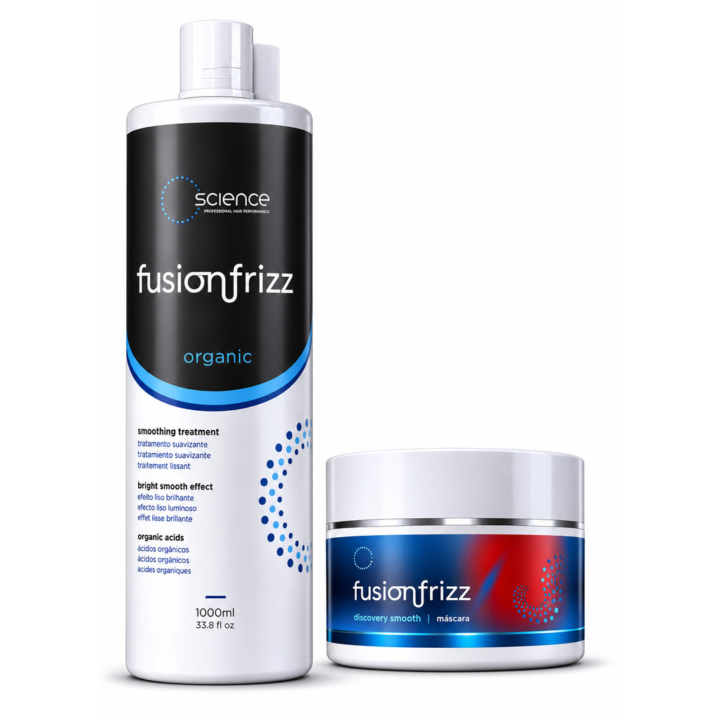 Brscience -  Escova Progressiva Orgânica 1000ml + BTX Reconstrutor e Redutor de Volume Recovery Smooth 250ml