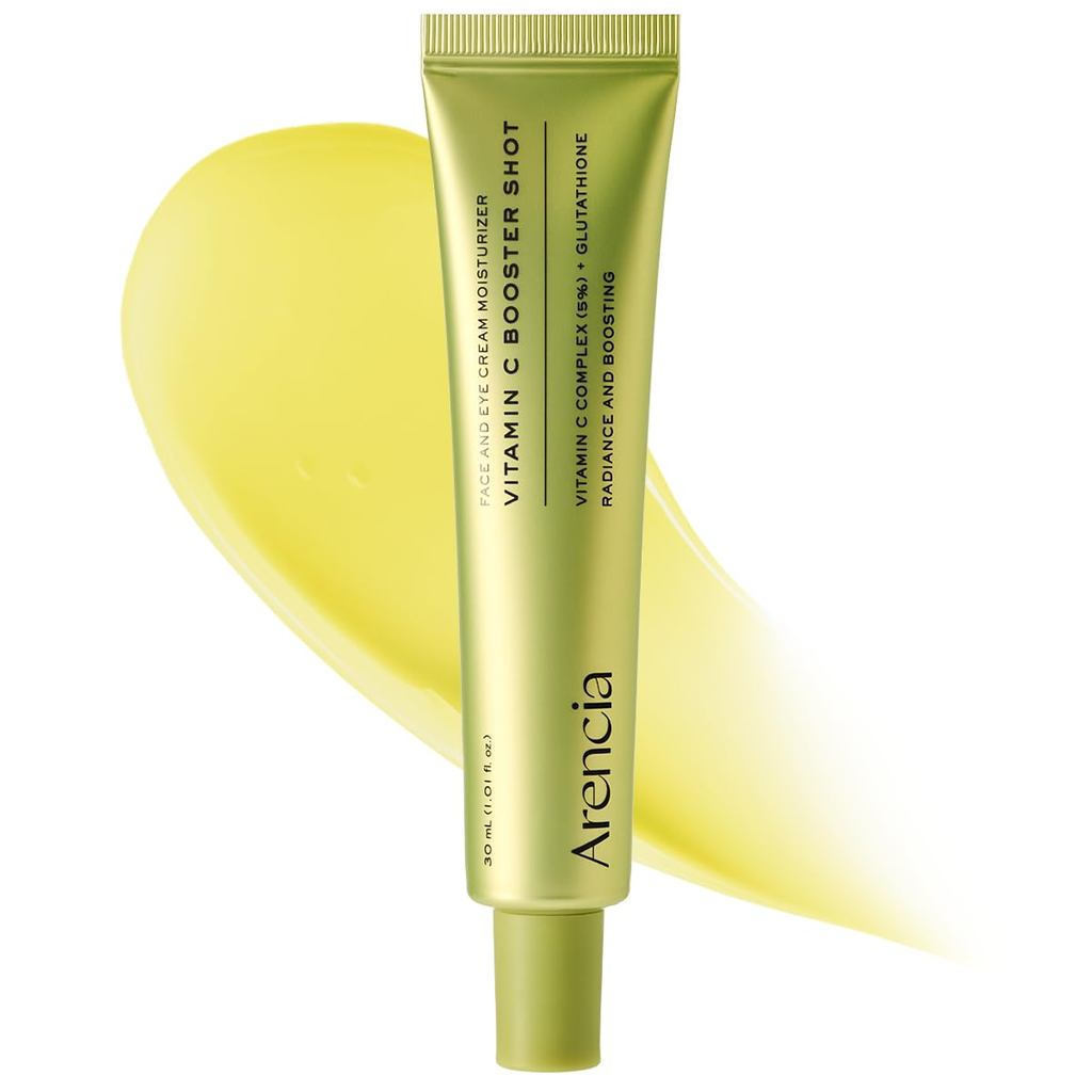 Sérum Arencia Vitamin C Booster Shot com Niacinamida e Vitamina E para Cuidado de Manchas Escuras, Linhas Finas e Rugas