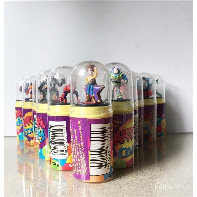 Popular brinquedo de comida, gashapon, pote de doces: Marvel Homem-Aranha, Doutor Octopus, Venom, Toy Story, Thomas XGN7