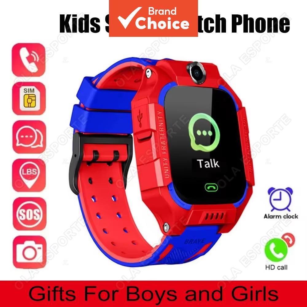 Novo Relógio Inteligente à Prova D’água para Crianças, Smartwatch de Pulso para Meninos e Meninas, Relógio Digital