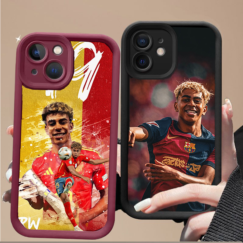 Capa de Telefone Estrela do Futebol Yamal para Samsung Galaxy A57 A17 A07 A56 A16 A06 A27 A55 A54 A54 A53 A15 A14 A35 A3
