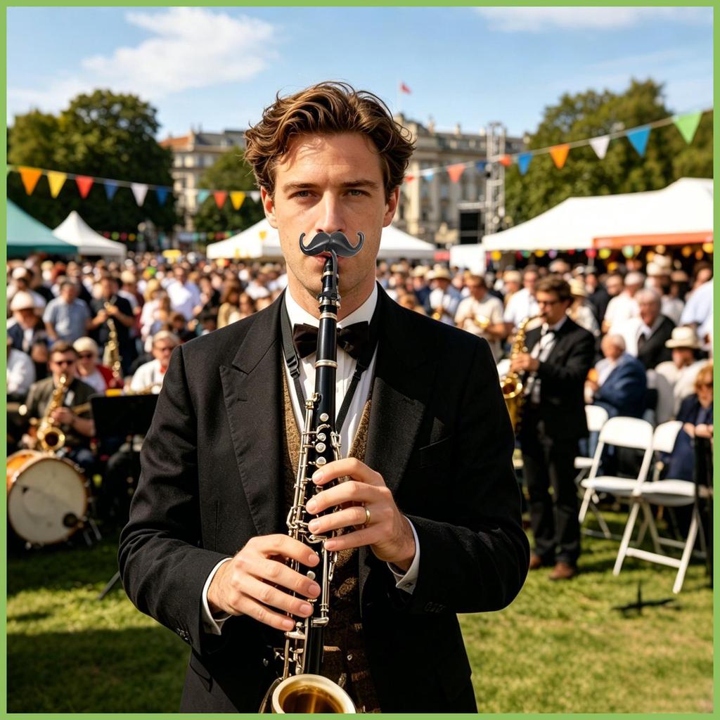 Instrumento De Bronze Bigode Clipe Em Fácil Bocal Acessório 2 Peças Melofone Clarinete Para Concerto qiazhilth