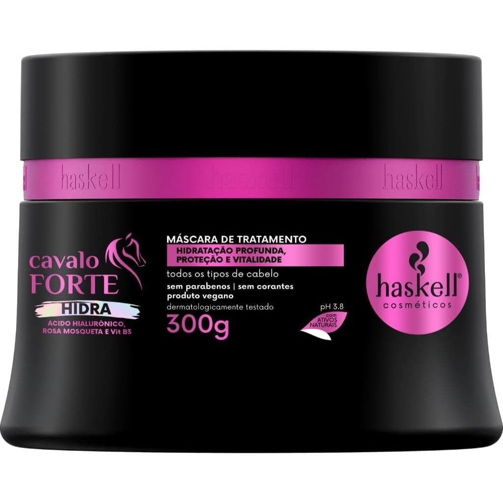 Haskell Máscara Cavalo Forte Hidra 300g Hidratação Tratamento Capilar