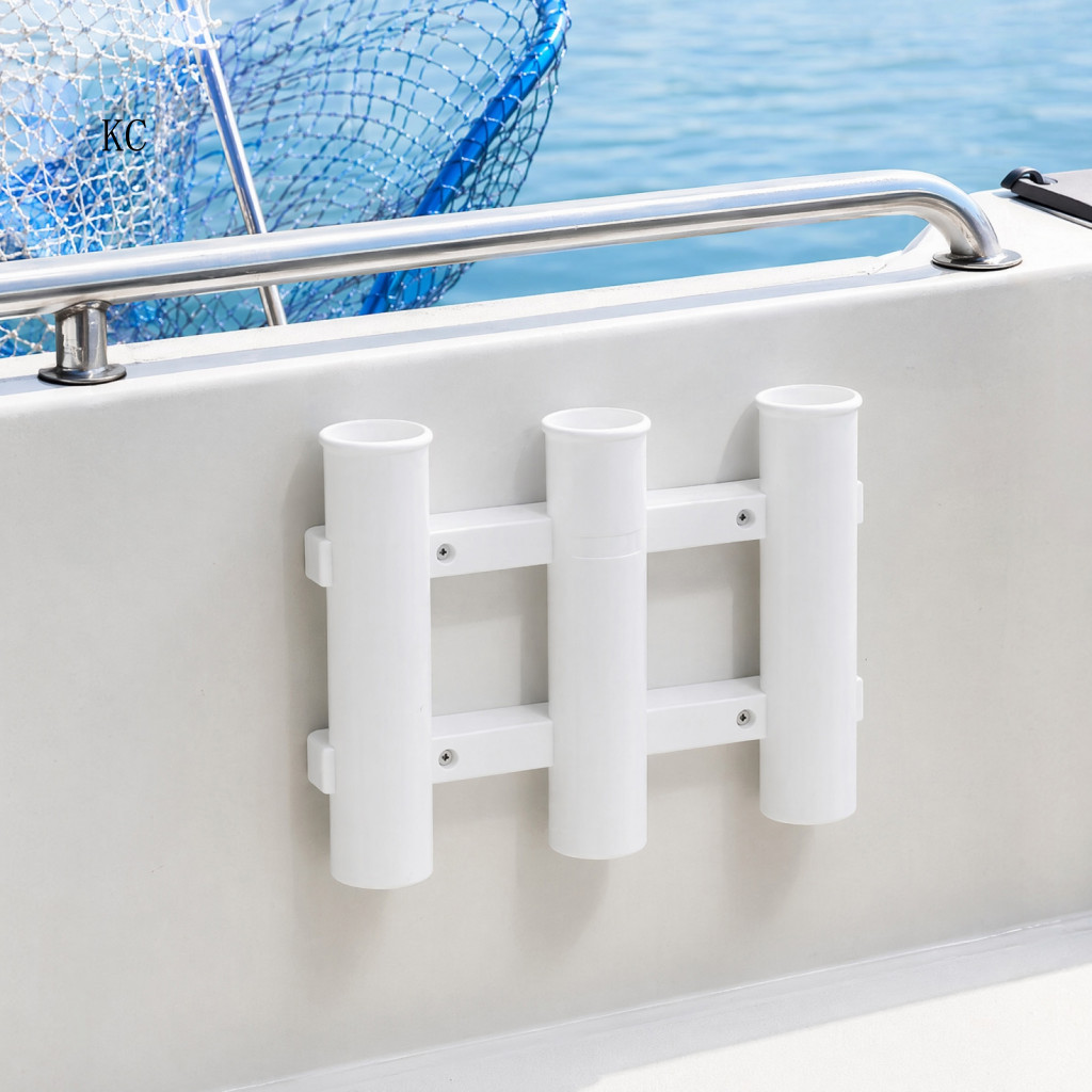 Fishing Rod Mount Boat Side Holder 3-link Tube Vertical Wall Bracket for Garage Yacht – Durable for Secure for Southea