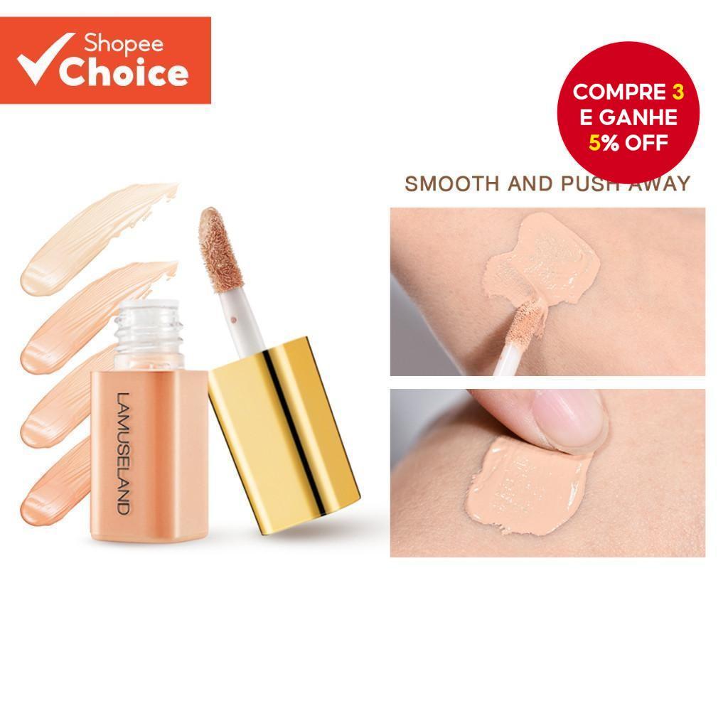 ZSEEY Corretivo Líquido Cobertura Total 4 Cor para Acne e Círculos Escuros Facial Cosmético