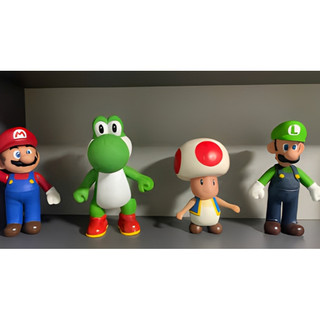 Kit 4 Personagens Mario Bros | Bonecos Colecionáveis Gamer