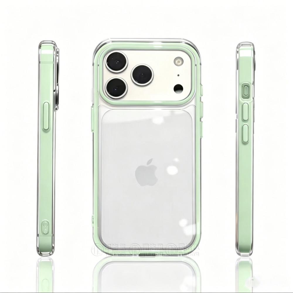 Nunca Amarelo ! Capa 2 Em 1 Para iPhone 18 17 Air 16 15 14 Plus 13 12 11 Pro Max Transparente Antiarranhões — imagem 2 de 2