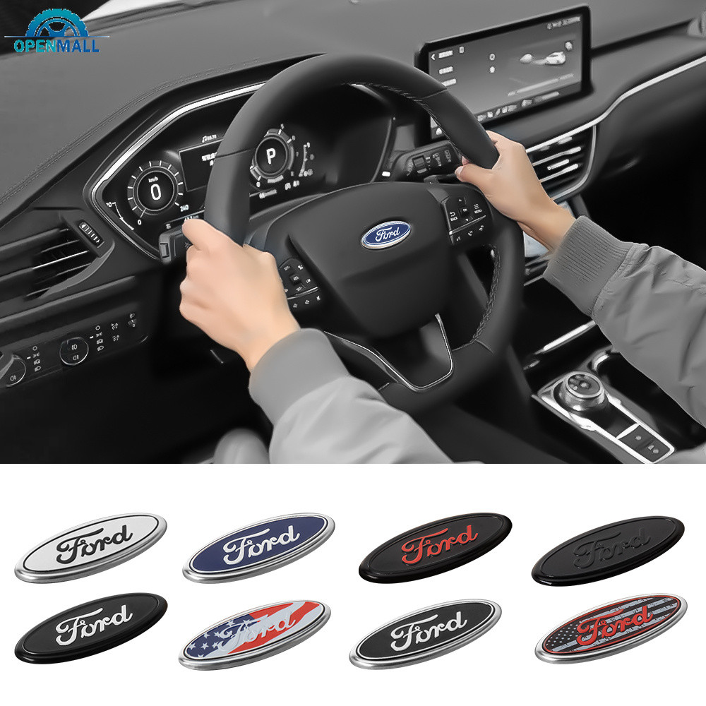 Volante Do Carro Centro Emblema Capa Adesivos Decorativos Para Ford Focus