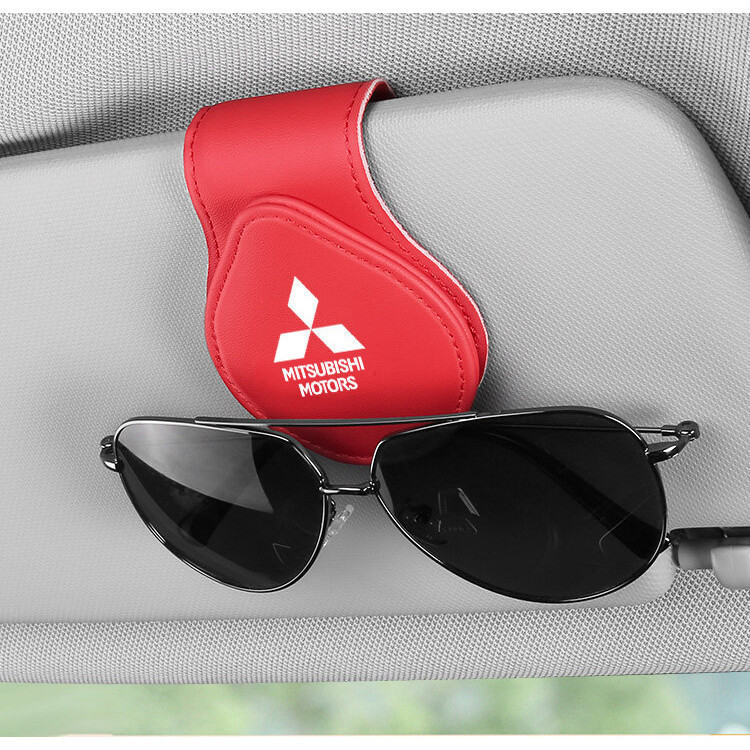Suporte de Óculos com Clipe para Quebra-Sol de Carro, Acessório Automotivo para Mitsubishi Triton Outlander Mirage ASX L