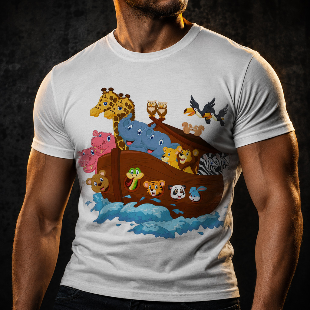 Camisa Camiseta Evangelica A Arca Noé Biblia História