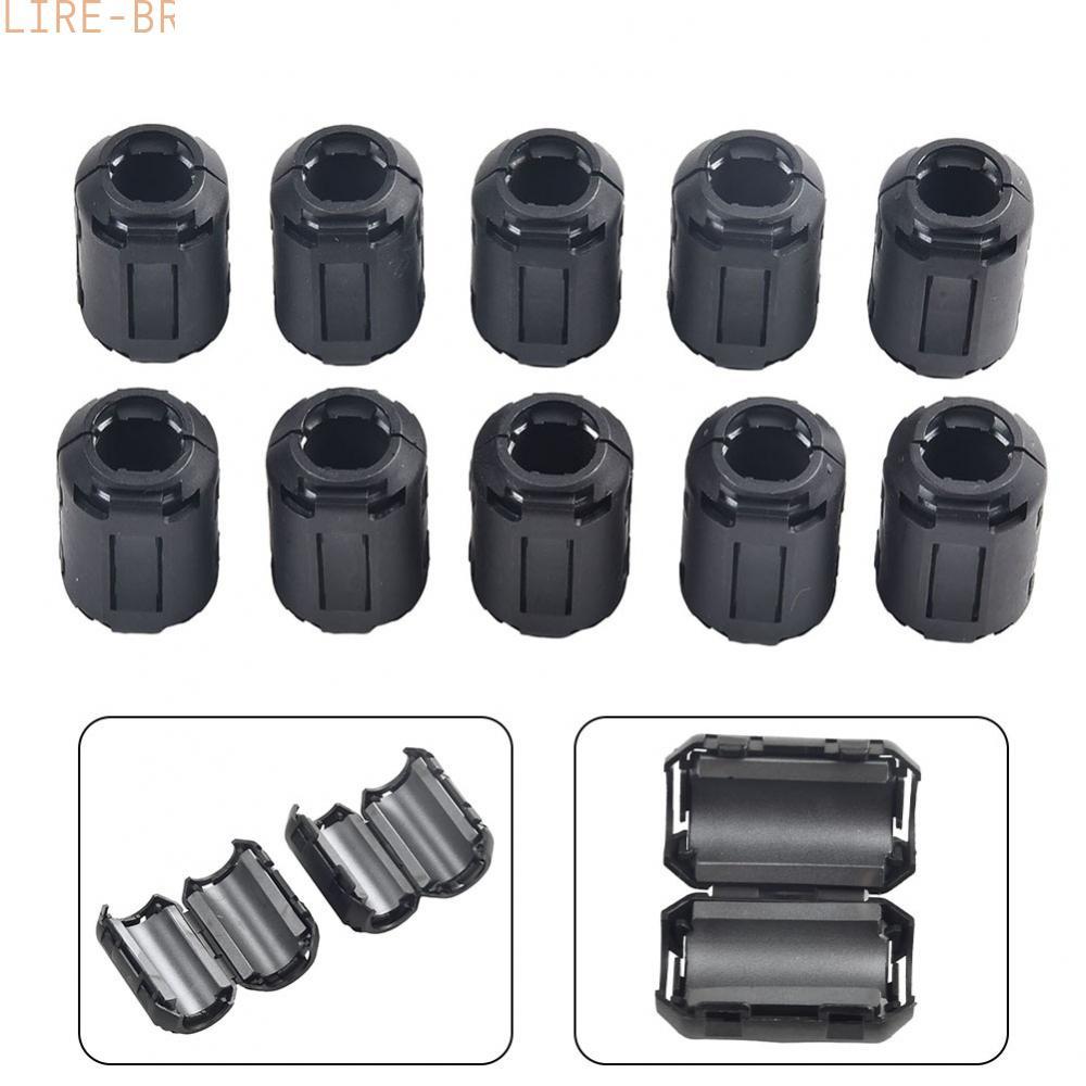 LIRE❤️10 Pc TDK  Ferrite Core Noise Suppressor Filter Ring Cable Clip-On Wire RFI EMI