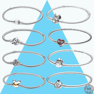Pulseira Disney Disney Disney Disney 925 Sterling Silver Bracelet Momento Espumante Marvel Spiderman e Mickey Mouse Cobr