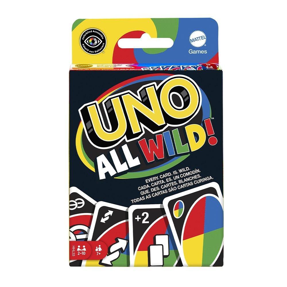 Jogo de Cartas UNO All Wild com Ações Especiais HHL33