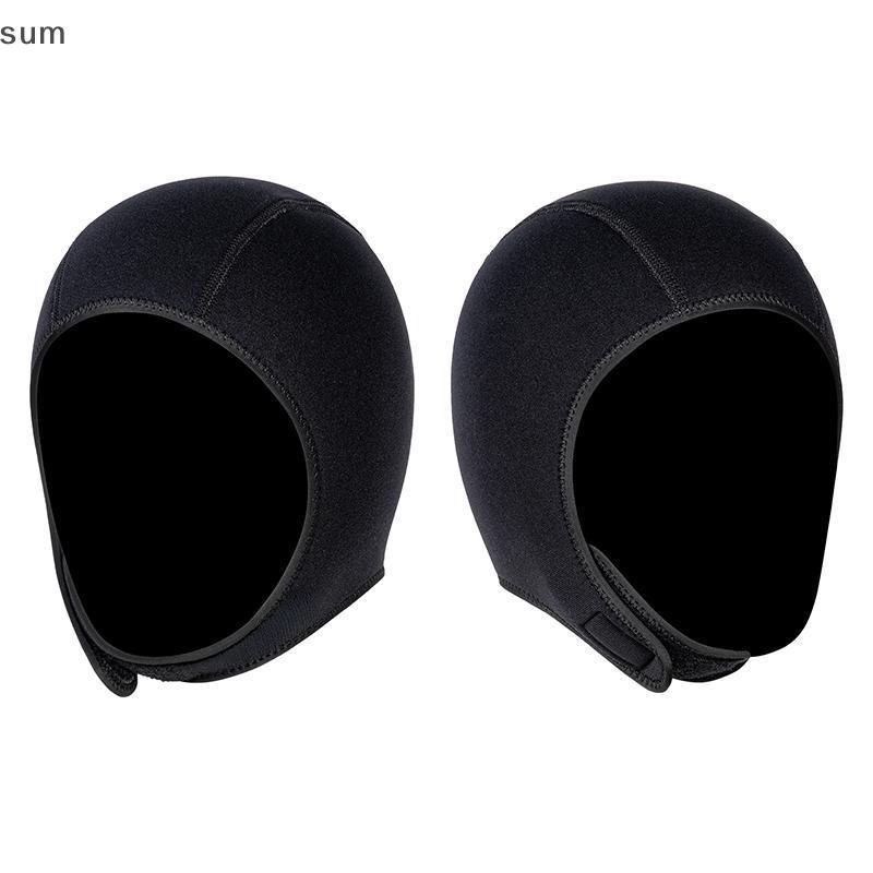 [sum] Capa De Mergulho De Neoprene De 3 Mm À Prova D'água Chapéu De Roupa Touca De Natação Para Surf Boné Pesca Caça Sub