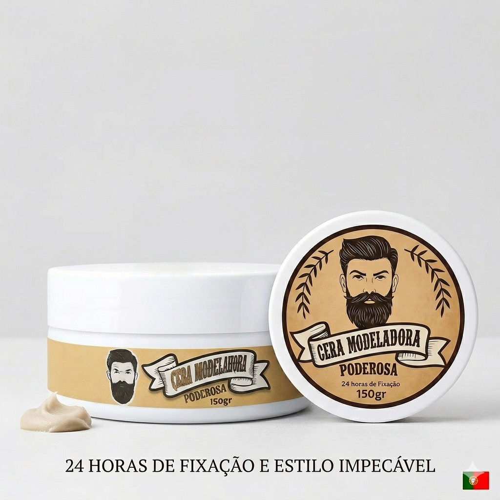 Pomada Modeladora Poderosa 150g Fixa O Dia Todo Profissional