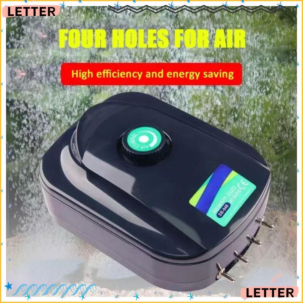 Bomba De Ar Do Aquário Da Letra , Ultra Silenciosa Oxigênio Tanque De Peixes Baixo Ruído , Aerador Compressor 220v