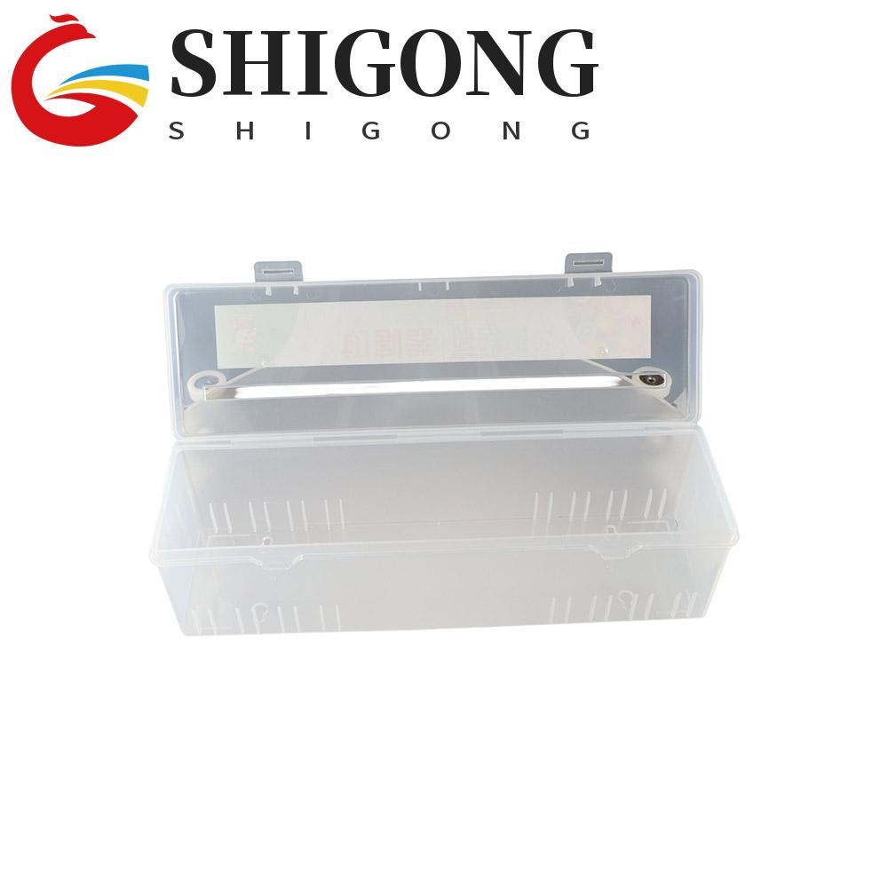 SHIGONG Dispensador De Envoltório De Plástico , Ferramenta De Cozinha Segura Com Cortador Deslizante , Suporte De Armaze