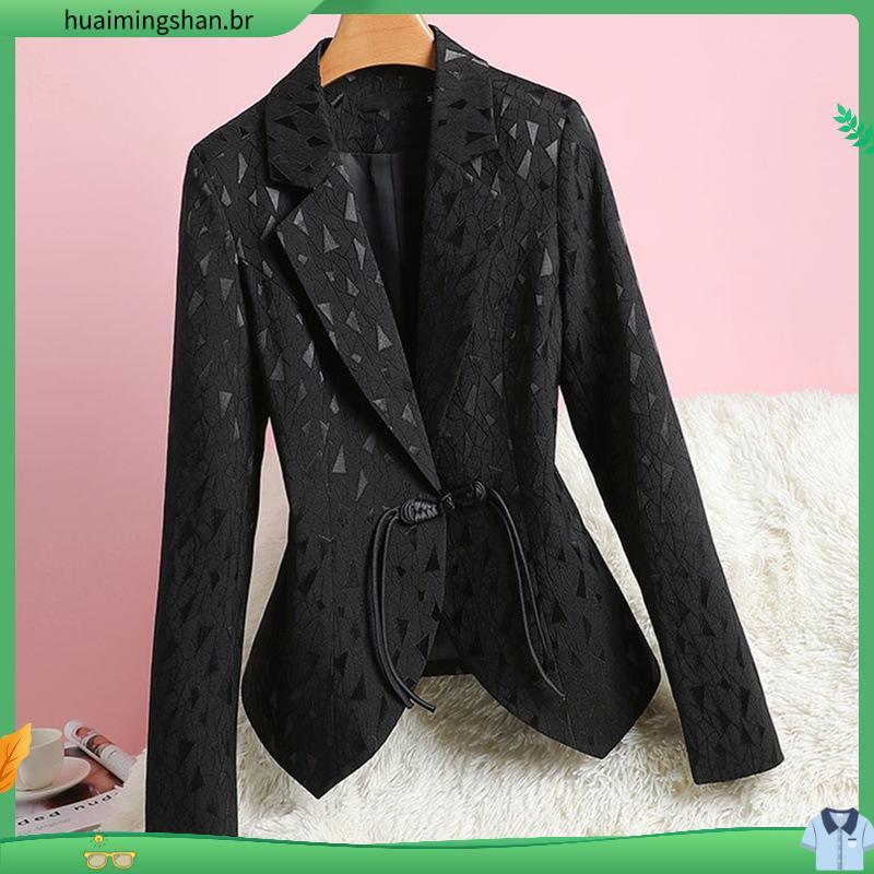 blazer feminino alfaiataria com forro plus size alongado forrado acinturado blazers slim branco max blaser preto longo