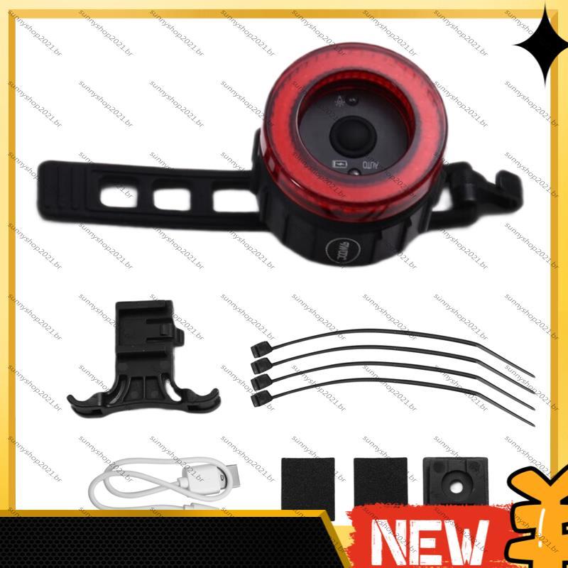 [Best S] 1 Conjunto De Luz Traseira De Freio Inteligente Para Bicicleta , Espiga De Grande Abertura , Almofada De Espigã